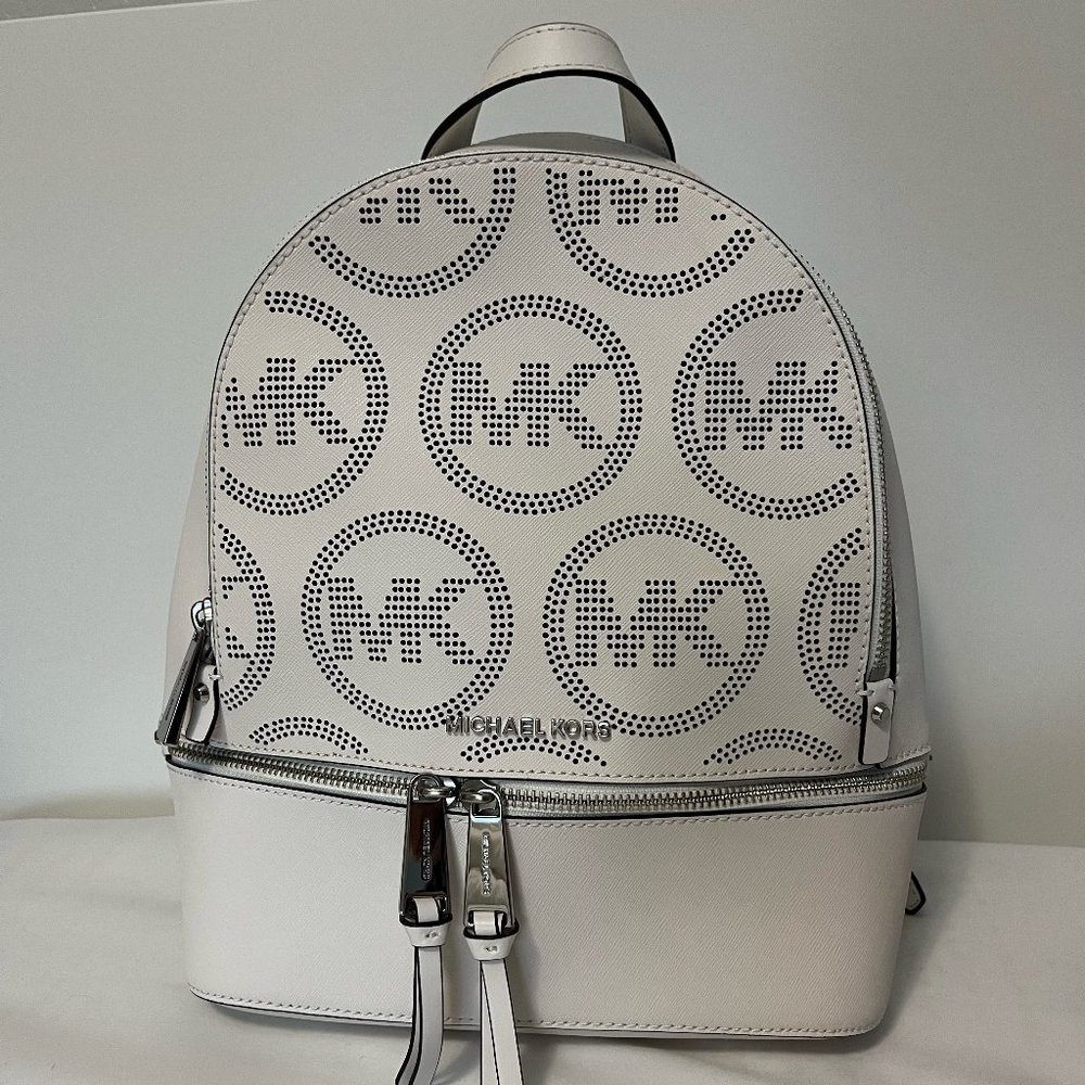 Michael Kors Rhea Zip Leather Backpack